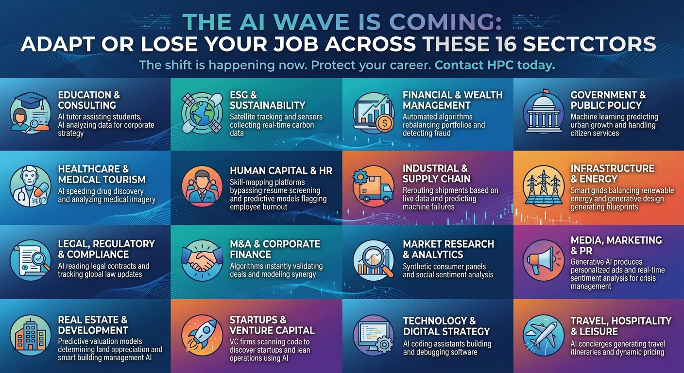 The AI Wave is Coming Tunisia: Adapt or Lose Your Job Across These 16 Sectors