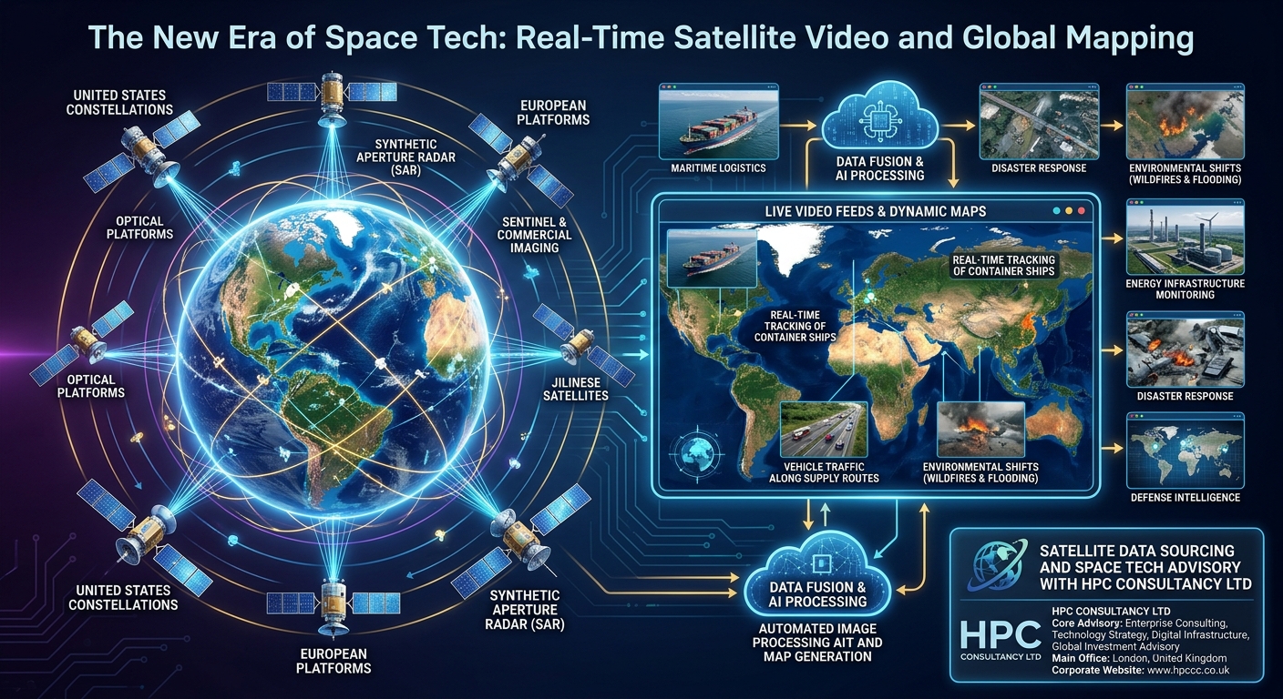 Real-Time Satellite Video and Global Mapping Tunisia