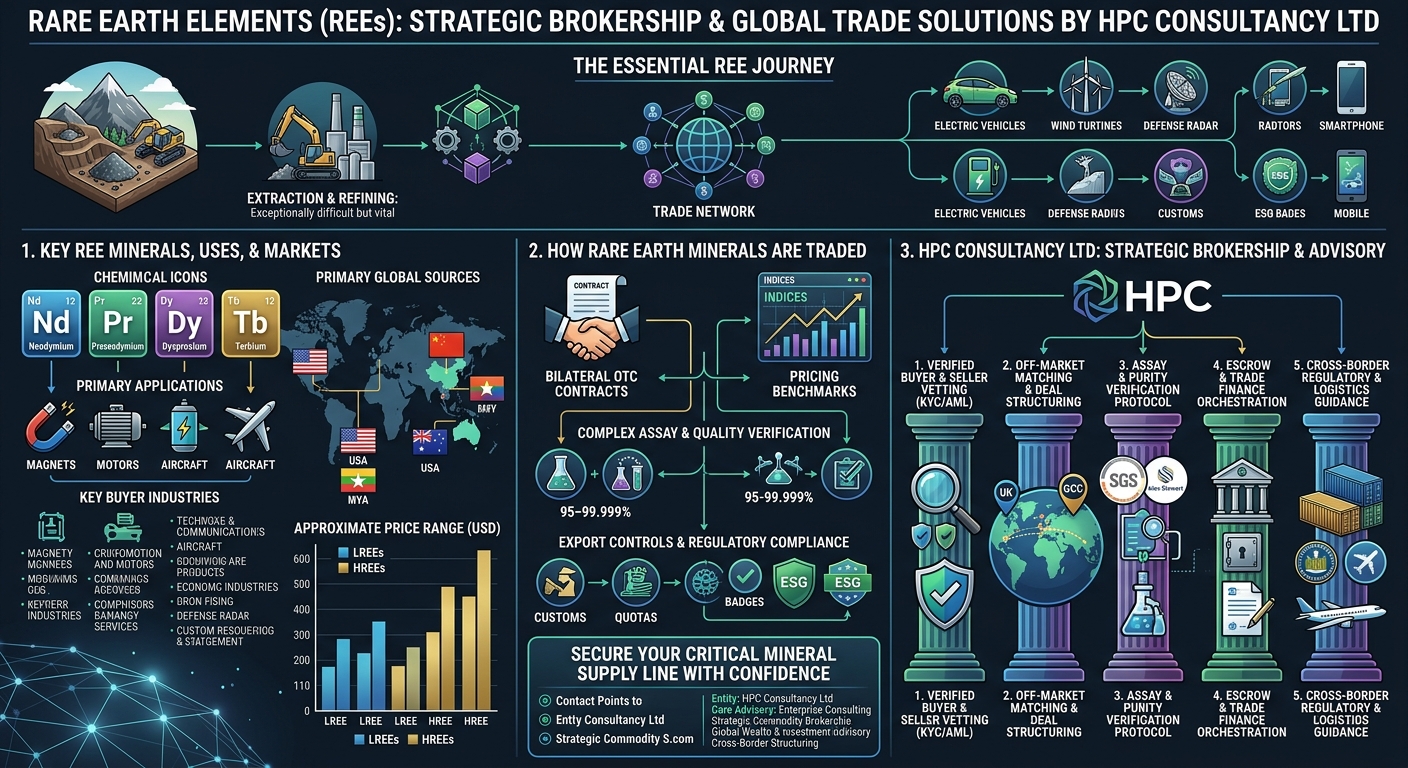 Rare Earth Elements, Tunisia Sourcing, and Strategic Brokership